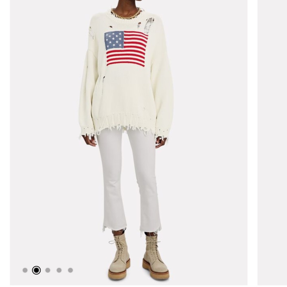 NEW Denimist American Flag Sweater